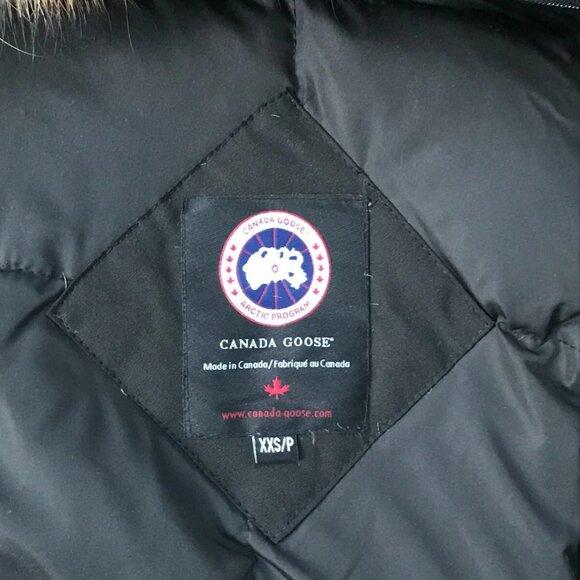 WOMEN Canada Goose Arctic Program Black Parka Coat Sz XXS NWT NEW Made in Canada - Picture 15 of 16